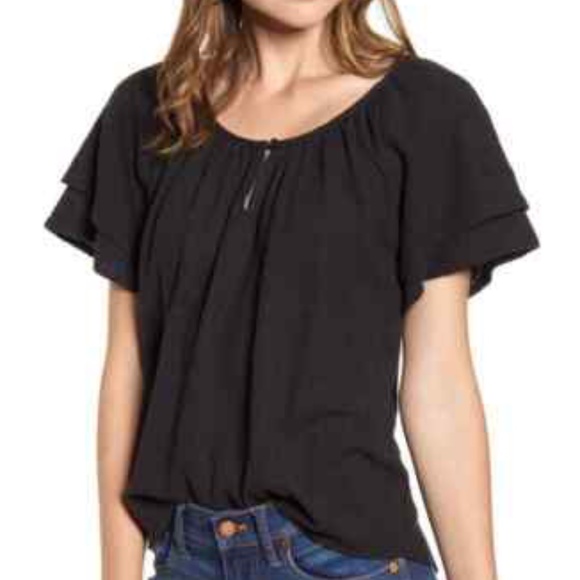 Madewell Texture and Thread Tops - NEW Madewell Texture and Thread Tiered Sleeve Top